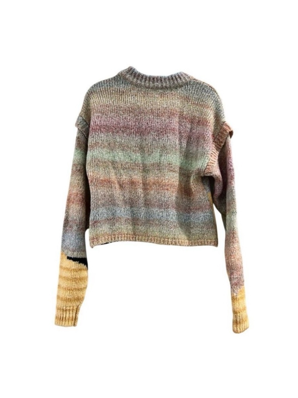 ✨ Urban Outfitters Multicolor Knit Landscape Sweater – Size S ✨ - Picture 2 of 6
